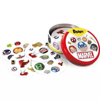 Jeu d'ambiance Dobble Marvel Emoji - 6 ans - Extérieur - Mixte