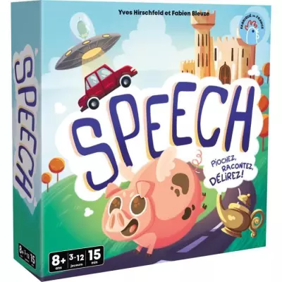 Invente une histoire avec Speech - Asmodee - Jeu de société innovant