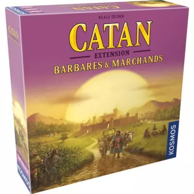 Jeu de société Catan Barbares et Marchands - Asmodee - Dimensions compactes