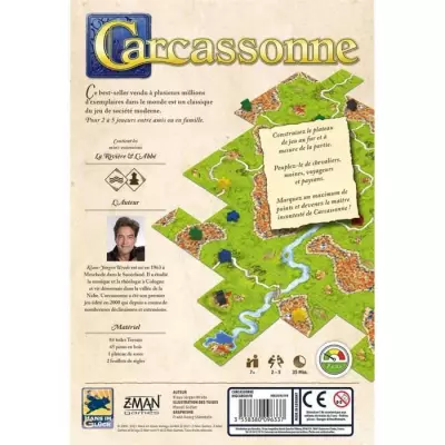 Jeu de société Z-Man Games - Carcassonne: Un incontournable ludique! Jeu de société Z-Man Games - Carcassonne: Un incontournable ludique!