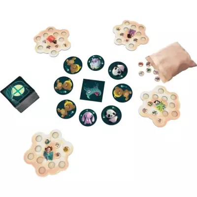 Space Cow | Attrape rêves | Jeu de société | Fun pour les petits | Dimensions: 21x20x8 cm