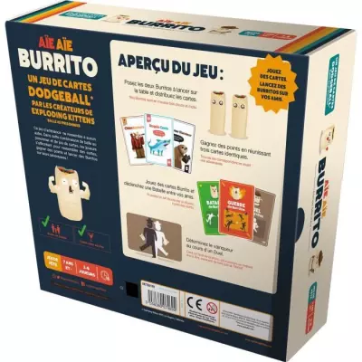 Jeu de société ASMODEE Aie Aie Burrito - Edition 2022 - Ambiance - 3 à 6 joueurs
