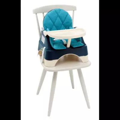 Réhausseur de chaise oketi poketi - bois bleu - Pratique et stylé