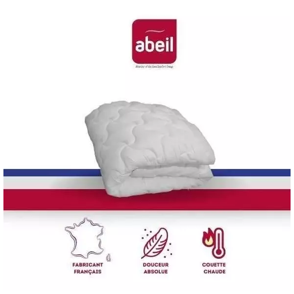 ABEIL Couette chaude Douceur Absolue 220x240 cm blanc