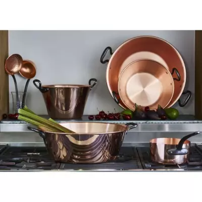 Casserole cuivre Baumalu 12 cm - Intérieur étamé