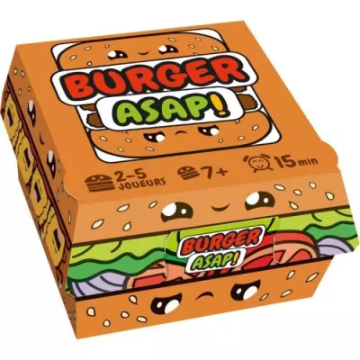 Jeux de société: Burger ASAP - Jeu de rapidité (7ans+) Jeux de société: Burger ASAP - Jeu de rapidité (7ans+)