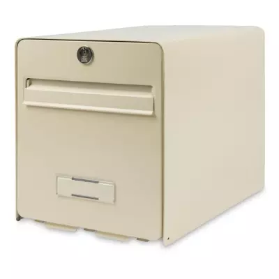 Boîte aux lettres BURG WÄCHTER Favor - Acier galvanisé - 1 porte - Beige - Dimensions compactes