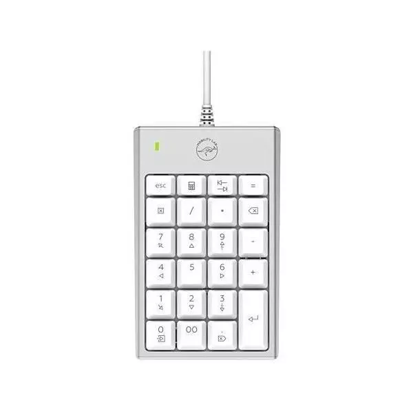 Pavé Numérique - MOBILITY LAB - MAC Silver - Filaire - USB - Blanc