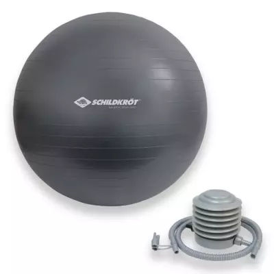 Ballon d'exercice SCHILDKRÖT - Fitness et Yoga - Diam. 75 cm - Pompe incluse