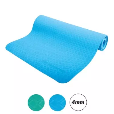 Tapis de yoga FITNESS SCHILDKRÖT 183x61 cm Bleu clair