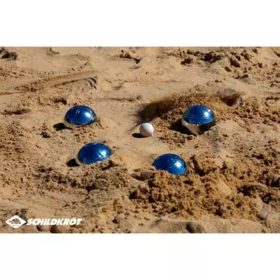 Set de boules de pétanque Schildkrot Argent et Noir - 4000885700084