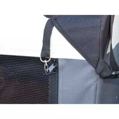 Transportez votre animal avec style - Box de transport KERBL Journey 70 x 52 x 52 cm - Gris / Beige Transportez votre animal avec style - Box de transport KERBL Journey 70 x 52 x 52 cm - Gris / Beige