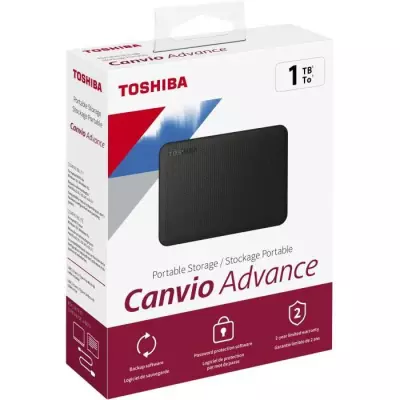 Disque dur externe TOSHIBA Canvio Advance 1 To - Noir