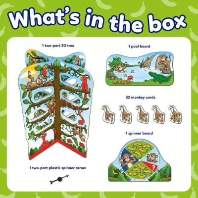 Jeux de plateau Orchard Toys Cheeky Monkeys - Amusant jeu de chance