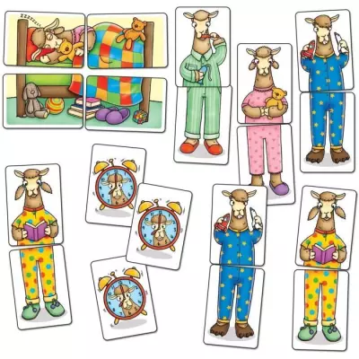 Jeu de société - ORCHARD - Llamas in Pyjamas Mini - Multicolore - 2-4 joueurs