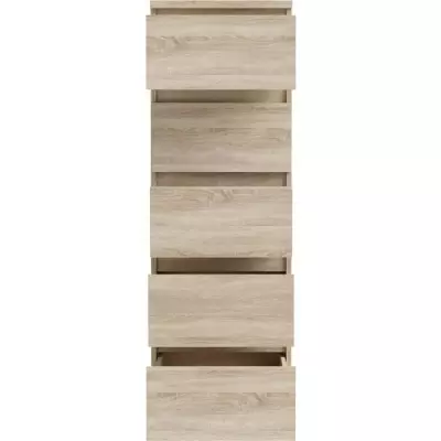 Commode CHELSEA 5 tiroirs - Meuble de rangement pratique