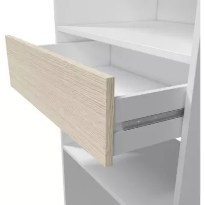 Organisez votre dressing avec style - Dressing DRESS Blanc et chêne