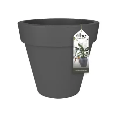 Pot de fleur Pure Round 40 anthracite - Format compact