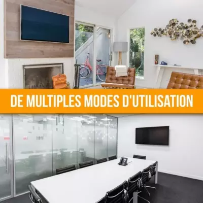 Support mural inclinable pour TV 32-55" - Solution de montage LCD/(O)LED