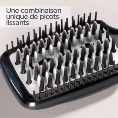 Brosse lissante BaByliss HSB101E - Lissage facile en céramique