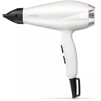 Seche-cheveux BaByliss 6704WE Speed Pro 2000 - Moteur AC - Fabriqué en Italie