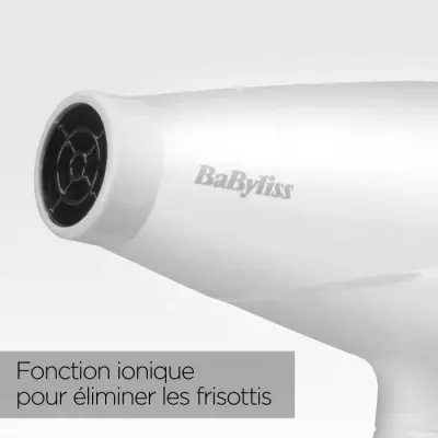 Seche-cheveux BaByliss 6704WE Speed Pro 2000 - Moteur AC - Fabriqué en Italie
