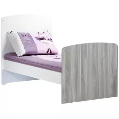 Lit bébé évolutif Nao - 140 x 70 cm - Blanc