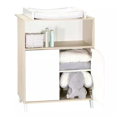 Commode à langer Scandi naturelle - Made in France