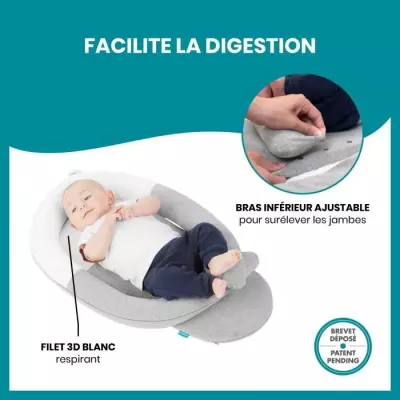 Réducteur anti-coliques CloudNest: bouillotte intégrée - Plus responsable & Oeko-Tex