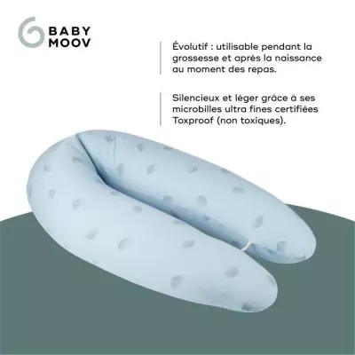 Coussin de Maternité B.LOVE Babymoov - Remplissage Microbilles ultra-fines Coussin de Maternité B.LOVE Babymoov - Remplissage Microbilles ultra-fines