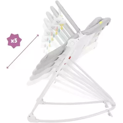 Badabulle Transat Compact'Up: Confortable et Multiposition, dès la naissance