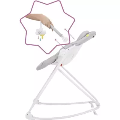 Badabulle Transat Compact'Up: Confortable et Multiposition, dès la naissance