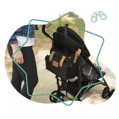 Organisateur de poussette Easy Travel BADABULLE - Sac à langer compact