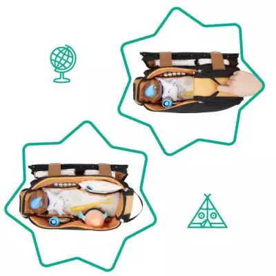 Organisateur de poussette Easy Travel BADABULLE - Sac à langer compact