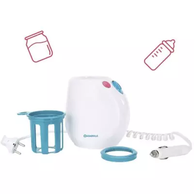 Chauffe-biberon pratique pour maison et voiture - BADABULLE