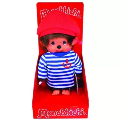 Peluche MONCHHICHI Marin 20 cm - Format Compact