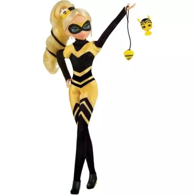 Miraculous Ladybug - Poupée mannequin 26 cm : Queen Bee - BANDAI, Figurine Articulée Reine des abeilles