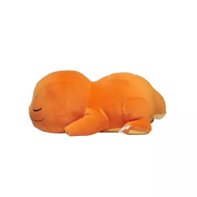 Peluche Salameche Dort 40cm - BANDAI - Pokémon - Doudou ou Oreiller !