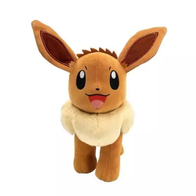 Peluche Pokémon Evoli 30 cm - Multicolore et Douce