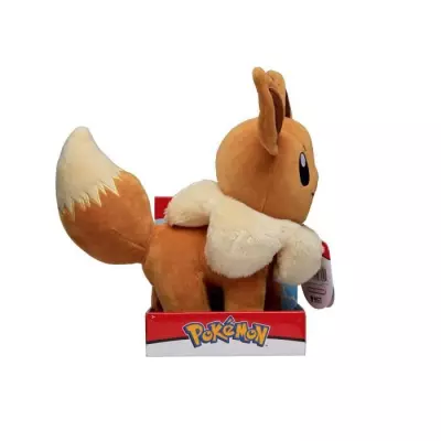 Peluche Pokémon Evoli 30 cm - Multicolore et Douce