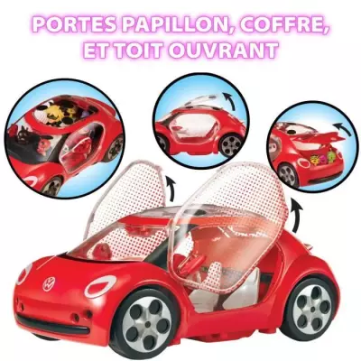 Découvrez la Voiture Miraculous Ladybug - Volkswagen e-Beetle de Ladybug !