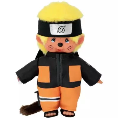 Peluche Monchhichi Naruto Shippuden 20 cm - Douce et adorable