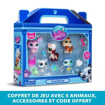 Pack de 5 Pets - BANDAI Littlest Pet Shop Montagne - Animaux à collectionner Pack de 5 Pets - BANDAI Littlest Pet Shop Montagne - Animaux à collectionner