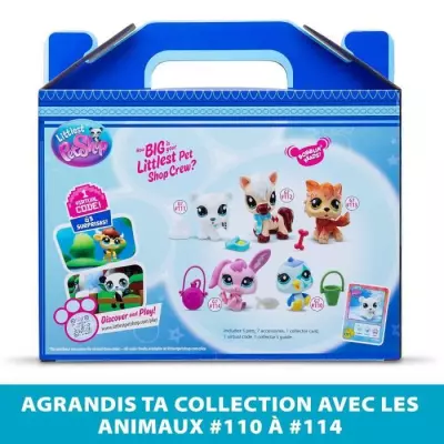 Pack de 5 Pets - BANDAI Littlest Pet Shop Montagne - Animaux à collectionner Pack de 5 Pets - BANDAI Littlest Pet Shop Montagne - Animaux à collectionner