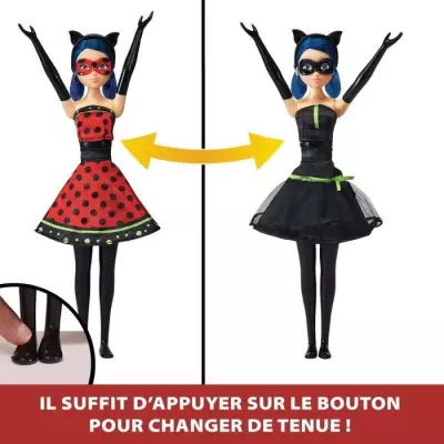 Poupée Ladybug Transformation 26 cm - BANDAI - Miraculous