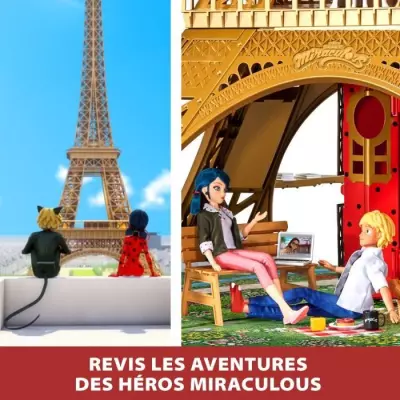 Playset deluxe Paris Miraculous - BANDAI - Plus de 1,20 m