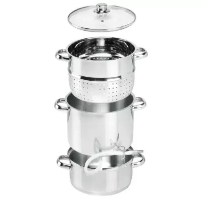 BAUMALU Extracteur de jus inox - 28 cm, un indispensable dans votre cuisine
