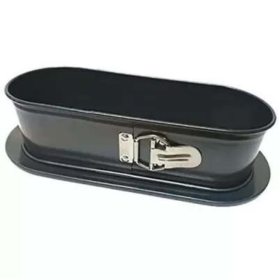 Moule à charnières ovale 31x12x8 cm - Acier revêtu antiadhérent