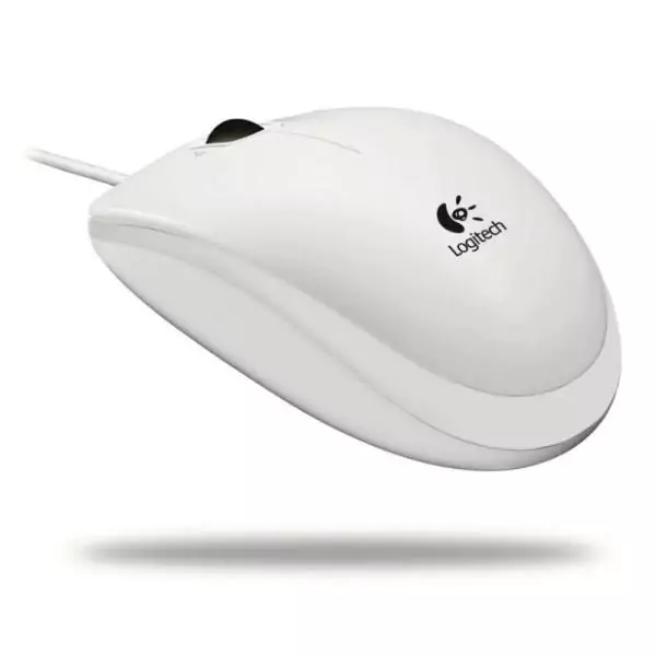 Souris Optique Logitech B100 Blanc 800 dpi (1 Unité)
