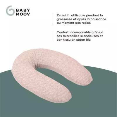 Doomoo Coussin Maternité & Allaitement Buddy - Confort Certifié Oeko-Tex